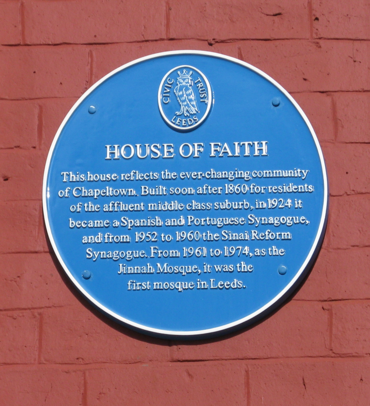 Leeds' Blue Plaques - commemorating the lives of Leeds people